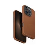 İphone 16 Pro Kılıf Lyden Serisi Deri Kaplama Magsafe Özellikli (Magclick™) Premium Kılıf Caramel