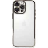 iPhone 16 Pro Kılıf Razer Lensli Silikon - Titanyum Gri