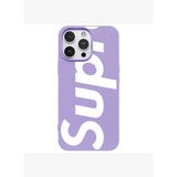 iPhone 16 Pro Lila Lansman Sup Tasarımlı Renkli Silikon Kılıfı
