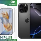 Iphone 16 Pro Max Ekran Koruyucu 9H Esnek Nano Cam Tam Uyumlu Şeffaf