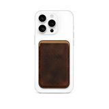 İphone 16 Pro Max Heritage Hakiki Deri Cüzdan Magsafe Vintage Kahverengi