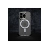iPhone 16 Pro Max ile Uyumlu MagSafe ile uyumlu Özellikli Şeffaf Manyetik Kılıf Kablosuz Şarj Desteği