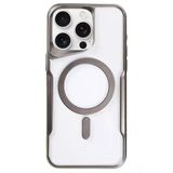 iPhone 16 Pro Max Kılıf Boyi Magsafe Silikon Kapak - Titan Gri-(5796)