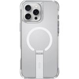 İphone 16 Pro Max Kılıf Eleva Serisi Standlı Magsafe Özellikli (Magclick™) Premium Kılıf Clear