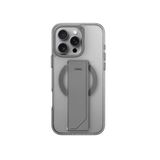 Iphone 16 Pro Max Kılıf Heldro Max Serisi Magsafe Özellikli (Magclick™) Tutma Bandı (Flexgrip™) Grey