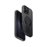 Iphone 16 Pro Max Kılıf Heldro Max Serisi Magsafe Özellikli (Magclick™) Tutma Bandı (Flexgrip™) Smoke