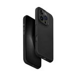 İphone 16 Pro Max Kılıf Lyden Serisi Deri Kaplama Magsafe Özellikli (Magclick™) Premium Kılıf Black