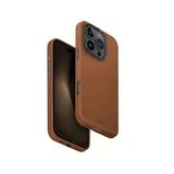 İphone 16 Pro Max Kılıf Lyden Serisi Deri Kaplama Magsafe Özellikli (Magclick™) Premium Kılıf Karamel