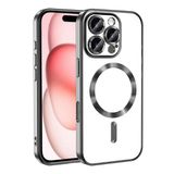 İphone 16 Pro Max Kılıf Magsafe Köşeleri Renkli Lüx Şeffaf Kamera Lens Korumalı