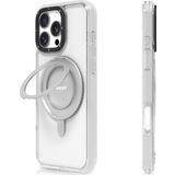 iPhone 16 Pro Max Kılıf Magsafe Özellikli Parmak Ring Standlı Youngkit Pivot Serisi Kapak Şeffaf