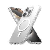 İphone 16 Pro Max Kılıf Magsafe Özellikli Şeffaf Silikon Kapak