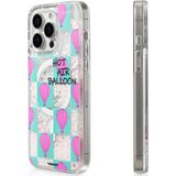 iPhone 16 Pro Max Kılıf Magsafe Uyumlu Parlak Kumlu Sıvılı Youngkit Pink Dream Quicksand Turkuaz