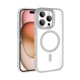 İphone 16 Pro Max Kılıf Renkli Kenar Şeffaf Kamera Çevresi Metal Magsafe Tpu Silikon
