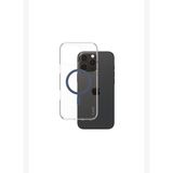 iPhone 16 Pro Max MagSafe Uyumlu Urban Combat Şeffaf-Mavi Telefon Kılıfı