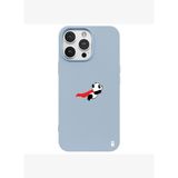 iPhone 16 Pro Max Mavi Lansman Renkli Silikon Fliying Panda Tasarımlı Premium Kılıf