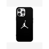 iPhone 16 Pro Max Siyah Lansman Renkli Silikon Premium Basketbol Kılıf