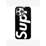 iPhone 16 Pro Max Siyah Lansman Sup Tasarımlı Renkli Silikon Kılıfı