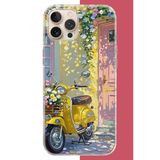 İphone 16 Pro Max Uyumlu Sarı Mobilet Baskılı Silikon Kılıf