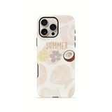 İphone 16 Pro Max Vorian Çift Katmanlı Kılıf Coconut Summer Notes