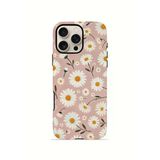 İphone 16 Pro Max Vorian Magsafe Çift Katmanlı Korumalı Kılıf Daisy Mocha Garden