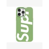 iPhone 16 Pro Max Yeşil Lansman Sup Tasarımlı Renkli Silikon Kılıfı