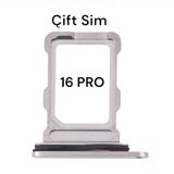 İphone 16 Pro Sim Çekmecesi Sim Kart Yuvası Çift Sim Ve Tek Simli Telefonlar İçin Uyumludur