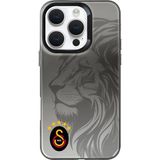 iPhone 16 Pro Uyumlu Galatasaray 5 Yıldız Aslan Premium Lisanslı Telefon Kılıfı - Şeffaf
