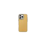 İphone 16 Pro Uyumlu Kılıf Lyden Ds Dualtone Serisi Vegan Deri Kaplama Magsafe Özellikli (Magclick™) Yellow Grey