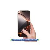 iPhone 16 Pro Uyumlu Uygulama Aparatlı Ekranı Tam Kaplayan HD Netlikte Cam Ekran Koruyucu