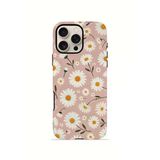 İphone 16 Pro Vorian Çift Katmanlı Kılıf Daisy Mocha Garden