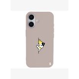 iPhone 16 Pudra Lansman Renkli Silikon Cat Lover Kedi Tasarımlı Kılıf