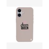 iPhone 16 Pudra Lansman Renkli Silikon Drama Queen Tasarımlı Premium Kılıf