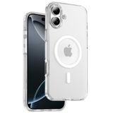 iPhone 16 Uyumlu Kılıf Şeffaf MagSafe Tam Gövde Hibrit Koruması Sağlam Darbeye Önleyici Case
