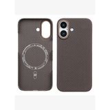 iPhone 16 Uyumlu Premium Karbon Fiber Kılıf Darbe Emici Lüks Kamera Korumalı MagSafe Destekli