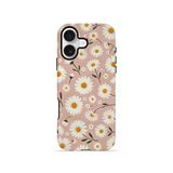 İphone 16 Vorian Çift Katmanlı Kılıf Daisy Mocha Garden