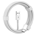 iPhone 16/15 Serisi için CarPlay Kablosu, Apple CarPlay için USB A - USB C Kablosu, iPad Pro 13'/12.9'/11'/Mini 6/Air 5 Araç Şarj Kablosu 3FT-Beyaz