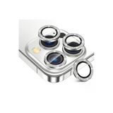 Iphone 16Pro /16 Promax White Titanium Taşlı Lens Koruyucu - 1 Adet Avantaj Paketi