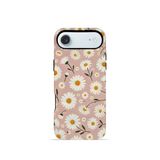İphone 17 Air Vorian Magsafe Çift Katmanlı Korumalı Kılıf Daisy Mocha Garden