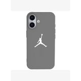 iPhone 17 Gri Lansman Renkli Silikon Premium Basketbol Kılıf