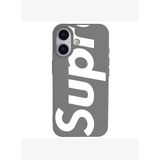 iPhone 17 Gri Lansman Sup Tasarımlı Renkli Silikon Kılıfı