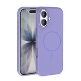 iPhone 17 İle Uyumlu Kılıf Kablosuz Şarj Özellikli Metal Kamera Çerçeveli Edi Silikon Kapak T39559 Lila
