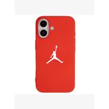 iPhone 17 Kırmızı Lansman Renkli Silikon Premium Basketbol Kılıf