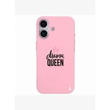 iPhone 17 Pembe Lansman Renkli Silikon Drama Queen Tasarımlı Premium Kılıf