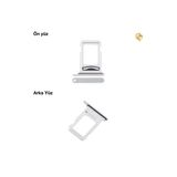 İphone 17 Pro Çiftli Sim Yuvası (Gümüş), Sim Tepsisi, Sim Aparat, Sim Yeri, Sim Tray Çift, İkili, Çiftli, Dual, Sim Çekmecesi 17 Pro Uyumlu