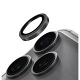İphone 17 Pro / İphone 17 Pro Max Lens Koruyucu Sapphire Cam Optix Prime Çelik Dayanıklı Çerçeve Gümüş