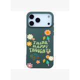 iPhone 17 Pro Kaktüs Think Happy Renkli Silikon Kılıfı