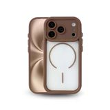 İphone 17 Pro Kılıf – Kamera Korumalı – Magsafe Uyumlu – Haki Renk – Mat Silikon Telefon Kılıfı