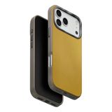 İphone 17 Pro Kılıf Lyden Ds Çift Ton Vegan Deri Magsafe Özellikli (Magclick™) Business Kapak Sarı