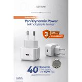 İphone 17 Pro Max 60W Pd Type-C Hızlı Şarj Adaptörü Dynamic Power 40W İpad Air Şarj Başlığı Aleti
