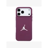 iPhone 17 Pro Max Bordo Lansman Renkli Silikon Premium Basketbol Kılıf